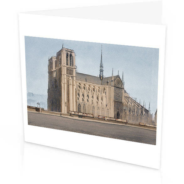 Notre Dame Greetings Card, Peter Yates 1946