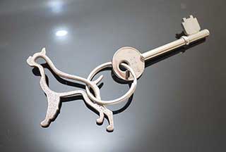 Dog Keychain, Dog Keyring