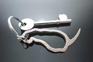 Cat Keyring, Thinking Cat Keychain