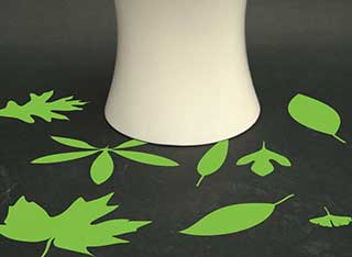 Leaves Window Stickers, Leaf Wall Stickers