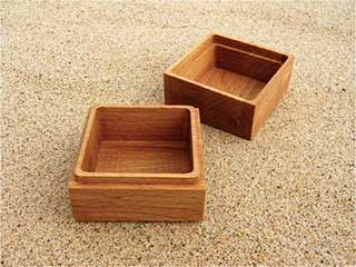 Cube Wooden Ring Box