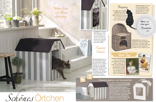 Thinking Cat Clock by Jolyon Yates at ODEChair in Lisa Wohnen Magazine