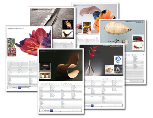 craft and design selected calendar Jolyon Yates Savannah Rocker