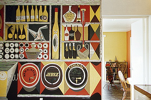scotby house harlequin house mural peter yates