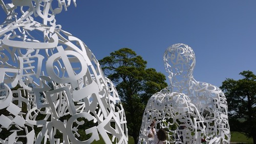Nomad by Jaume Plensa, Yorkshire Sculpture Park Photograph Jolyon Yates