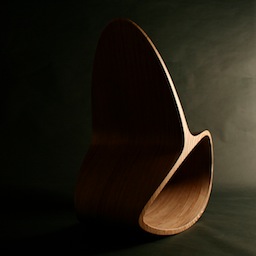 Ocean Rocker wooden Rocking Chair by Jolyon Yates ODEChair edge