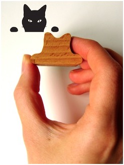 Peeping Tom  Rubber Stamp