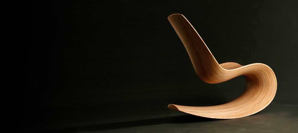 Wooden Rocker Contemporary Wooden Rocking Chair