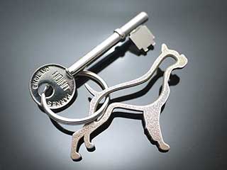 Dog Keychain, Dog Keyring